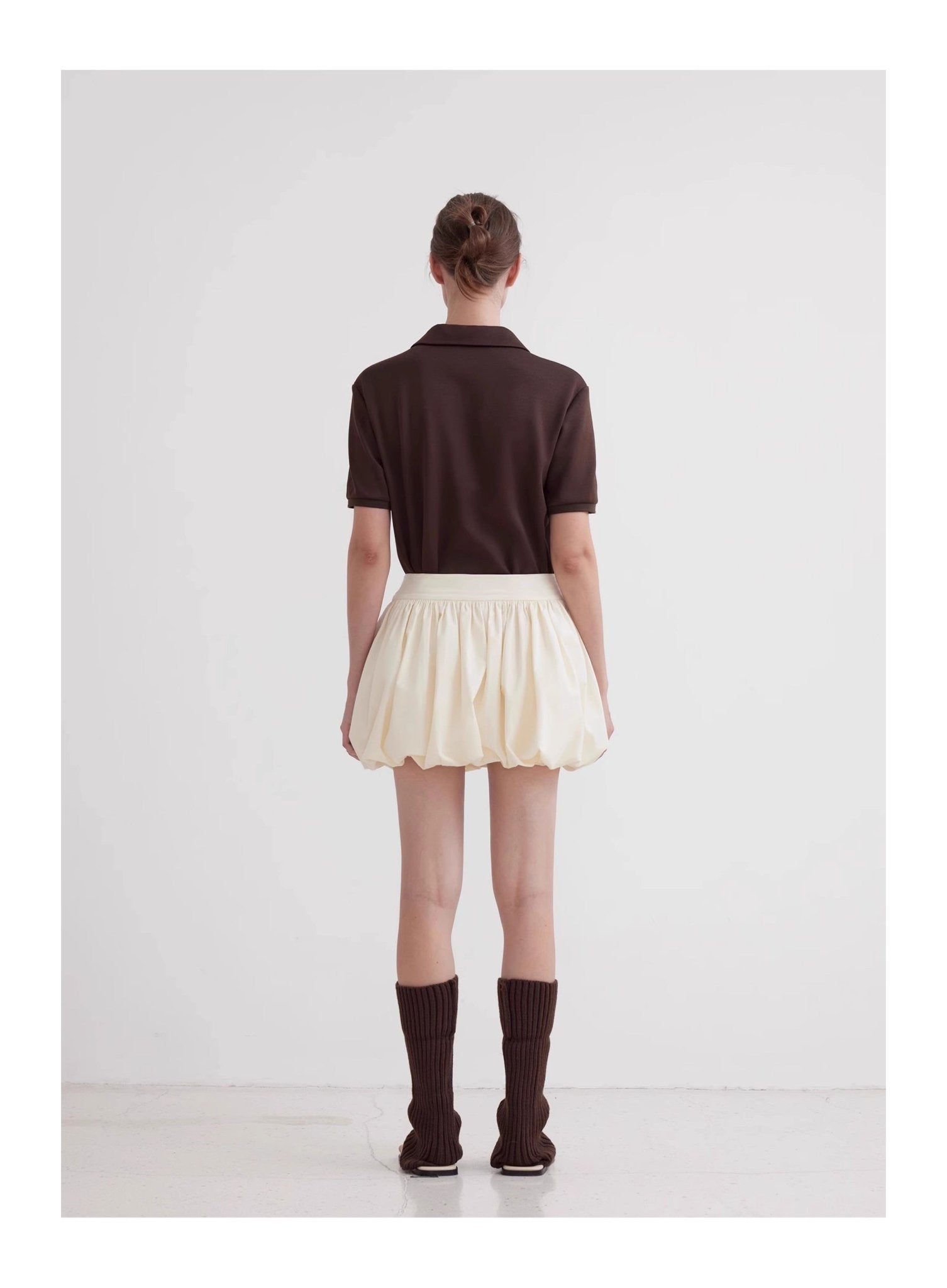 "Alice" low waist anti - exposure flower bud short skirt for women - variant_title
