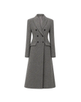 THE ARTM wool herringbone double-breasted blazer product image 04