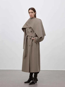 Assassin's Creed removable scarf-collar wool coat product image 03