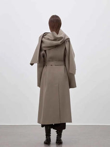 Assassin's Creed removable scarf-collar wool coat product image 04