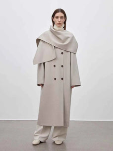 Assassin's Creed removable scarf-collar wool coat product image 06