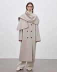 Assassin's Creed removable scarf-collar wool coat product image 06