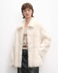 "Autumn Exclusive" Imported Tuscan sheepskin short lapel fur coat - variant_title