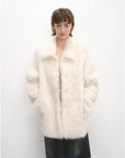 "Autumn Exclusive" Imported Tuscan sheepskin short lapel fur coat - variant_title