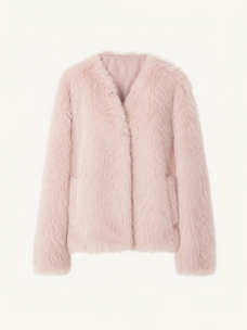 Babylon Phantom Nights pink Toscana shearling coat product image 01