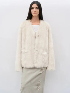 Babylon Phantom Nights pink Toscana shearling coat product image 04