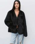 Babylon Phantom Nights pink Toscana shearling coat product image 06