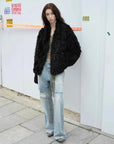 Beethoven's Night reversible Toscana shearling coat product image 07