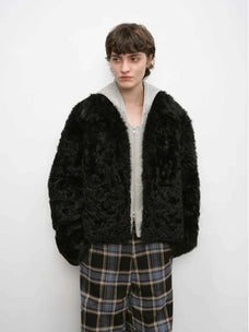 Blackmoon Berlin short Toscana wool sheepskin coat product image 05
