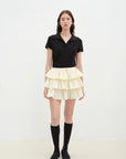 "Blueberry Cream" pure cotton anti - exposure lace cake skirt skirt - variant_title
