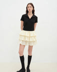 "Blueberry Cream" pure cotton anti - exposure lace cake skirt skirt - variant_title