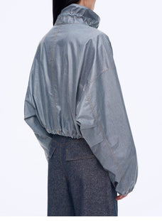 "Blues Notes" Technological Composite Film Cotton Lightweight Outdoor Jacket - variant_title