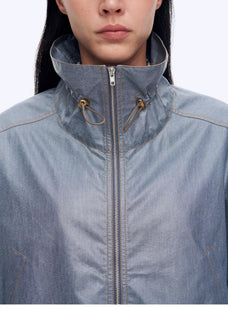 "Blues Notes" Technological Composite Film Cotton Lightweight Outdoor Jacket - variant_title