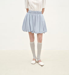 "Bubble Park" elastic waist three - dimensional flower bud new skirt - variant_title