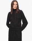 "Casual Life" Textured Cotton Loose Straight Hooded Short Sweatshirt - variant_title