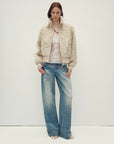 Casual stand - up collar jacket - style fluffy sheep curly hair fashionable short bomber coat"Curly Story" - variant_title