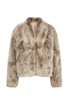 Chic Sister Hazel standing-collar SagaFurs fox fur coat product view