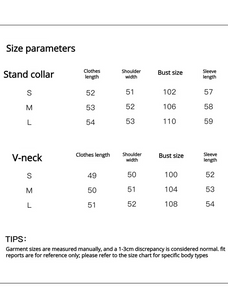 Chic Sister standing-collar and V-neck fox fur coat size guide