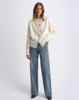 Classic retro old money style, craft washed organic cotton, retro straight slim jeans - variant_title
