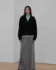 "Cloudy Star"Lazy Dress ,Sporty style color - blocked drawstring women's skirt - variant_title
