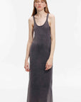"Cool Girl Recipe" Luxury brand exclusive ferment - washed distressed vest dress - variant_title