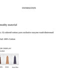 "Cool Girl Recipe" Luxury brand exclusive ferment - washed distressed vest dress - variant_title