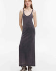 "Cool Girl Recipe" Luxury brand exclusive ferment - washed distressed vest dress - variant_title