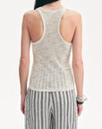 Cotton and Linen Blended Henley Collar Beaded Vest Summer"Summer Night Starry Sky" - variant_title