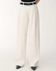 Customized cotton fabric skin - friendly washed drape versatile wide - leg jeans - variant_title