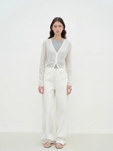 "Daylight" sunscreen V - neck new spring knitted cardigan jacket - variant_title