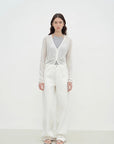 "Daylight" sunscreen V - neck new spring knitted cardigan jacket - variant_title