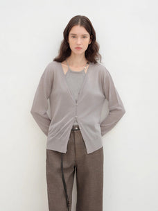 "Daylight" sunscreen V - neck new spring knitted cardigan jacket - variant_title