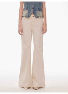 “Denimism”Fashionable Heavy Industry Washed Three - dimensional Versatile Slimming Slightly Flared Denim Trousers - variant_title