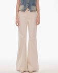 “Denimism”Fashionable Heavy Industry Washed Three - dimensional Versatile Slimming Slightly Flared Denim Trousers - variant_title