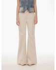 “Denimism”Fashionable Heavy Industry Washed Three - dimensional Versatile Slimming Slightly Flared Denim Trousers - variant_title