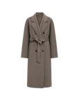 Desert Mirage double-breasted slight cocoon coat product image 01
