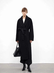 Desert Mirage double-breasted slight cocoon coat product image 08