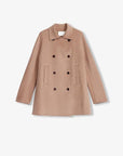 "Desert Rose"Australian imported wool double - breasted high - end woolen coat for small women - variant_title