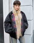 "Detachable"Fireladyfur Lightweight Parka with Detachable Wolf Fur Collar“Urban Warmth Walk” - variant_title