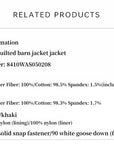 "Diamond Texture" Splicing Lapel 90 White Goose Down Barn Jacket Down Jacket Women - variant_title