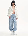 Distressed dirty dyed Tencel cotton jeans"Art Journey" - variant_title