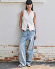 Distressed dirty dyed Tencel cotton jeans"Art Journey" - variant_title