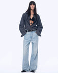 Distressed dirty dyed Tencel cotton jeans"Art Journey" - variant_title
