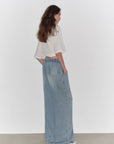 "Dream Street" Cool Lyocell Denim Drape Relaxed Elastic Waist Straight Leg Wide Leg Pants Summer - variant_title