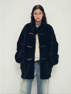 Dreamer long stand-collar sheepskin jacket product image 06