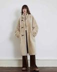 Dreamer long stand-collar sheepskin jacket product image 10