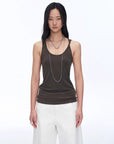 "Early Summer Jet Lag" Casual Tight - fitting Multi - collar Camisole for Women - variant_title