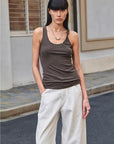 "Early Summer Jet Lag" Casual Tight - fitting Multi - collar Camisole for Women - variant_title