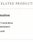 EASTMAN Ice Gloss Acetate Three - Dimensional Wave Drape Pleated V - Neck Suspender Dress - variant_title