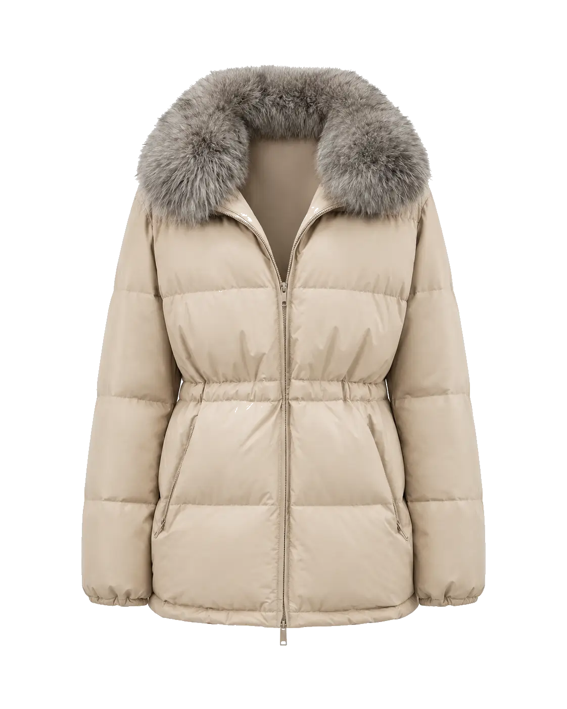 Firelady Frost Wild fur-trim down parka product cutout